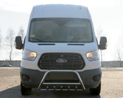 Ford Transit 2014- гг. Кенгурятник WT003 (нержавейка) фото 1
