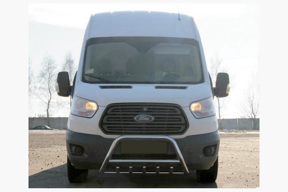 Ford Transit 2014- гг. Кенгурятник WT003 (нержавейка) Image