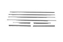 Mitsubishi Outlander 2006-2012 гг. Окантовка окон нержавейка (8 шт) фото 3