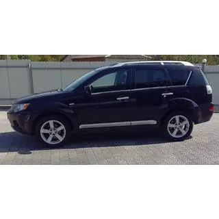 Окантовка окон нержавейка (8 шт) Mitsubishi Outlander 2006-2012 гг. фото 1