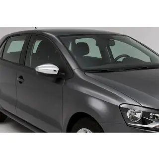 Накладки на Зеркала HB (2 шт., Нержавеющая Сталь) Volkswagen Polo 2010-2017 гг. фото 1