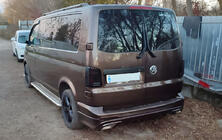 Volkswagen T5 Transporter 2003-2010 гг. Задняя нижняя накладка Sport 2 (грунт под покраску) фото 14