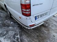 Volkswagen Crafter 2006-2016 гг. Боковые трубы за задним колесом, угловые (2 шт., нержавейка) Длинная база фото 11