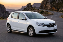Dacia Sandero 2013-2020 гг. Боковые Подножки Maya V1 (2 шт., Алюминий) фото 1