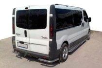 Opel Vivaro 2001–2015 гг. Задние Углы AK003 (Нержавейка) фото 2