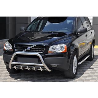 Кенгурятник WT003 (нержавейка) Volvo XC90 2002-2014 гг. фото 1