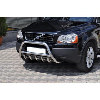 Кенгурятник WT003 (нержавейка) Volvo XC90 2002-2014 гг. фото 4
