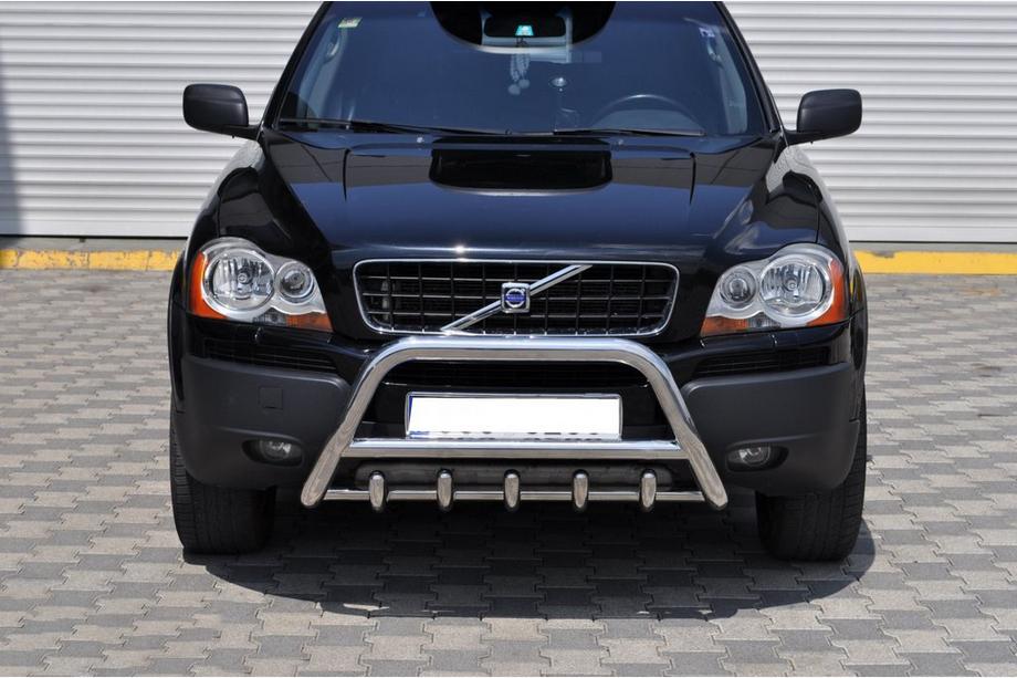 Volvo XC90 2002-2014 гг. Кенгурятник WT003 (нержавейка) Фото 5