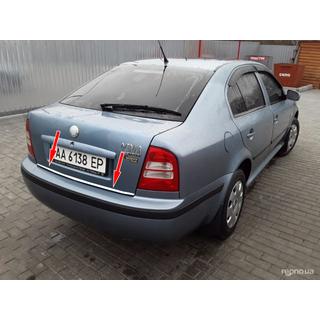 Накладка на багажник нержавейка Skoda Octavia I Tour A4 1996-2010 гг. фото 1