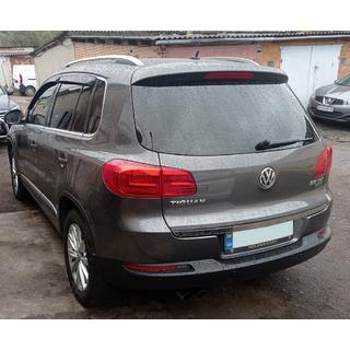 Накладка на багажник нержавейка Volkswagen Tiguan 2007-2016 гг. фото 3