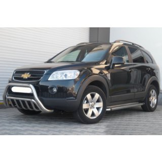 Передняя Дуга WT002 (Нержавейка) Chevrolet Captiva 2006-2019 гг. фото 2