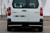 Citroen Berlingo 2008-2018 гг. Задние Углы AK003 (Нержавейка) фото 1