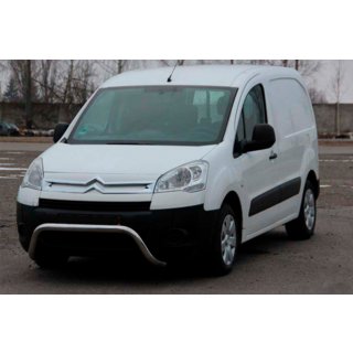 Кенгурятник WT007 (нержавейка) Citroen Berlingo 2008-2018 гг. фото 1