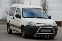 Citroen Berlingo 1996-2008 гг. Кенгурятник WT003 Нержавейка фото 3