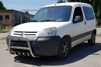 Peugeot Partner 1996-2008 гг. Кенгурятник WT003 (нержавейка) фото 2