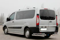 Citroen Jumpy 2007–2017 гг. Задние углы Double (2 шт., нержавейка) фото 2