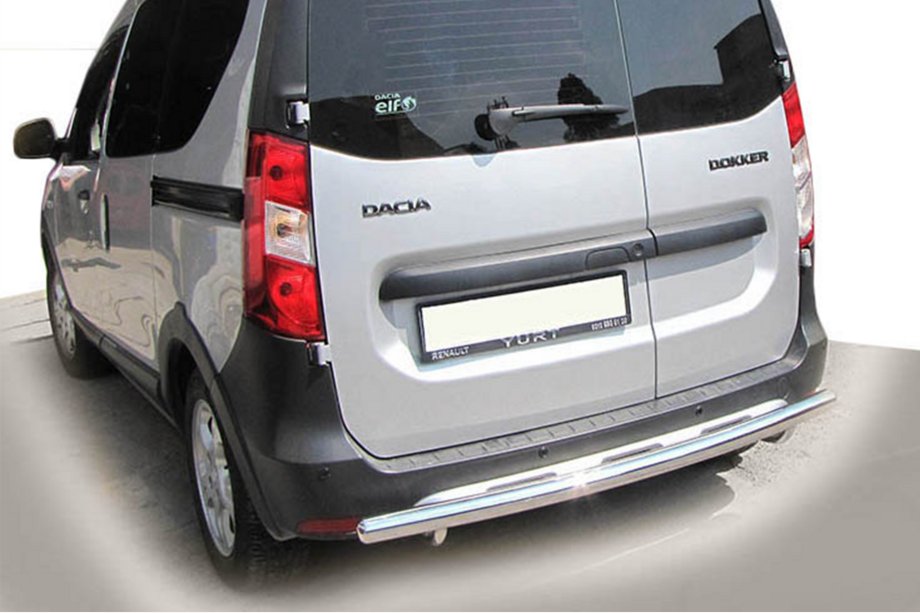 Renault Dokker 2013-2022 гг. Задняя дуга AK002 (нержавейка) Image