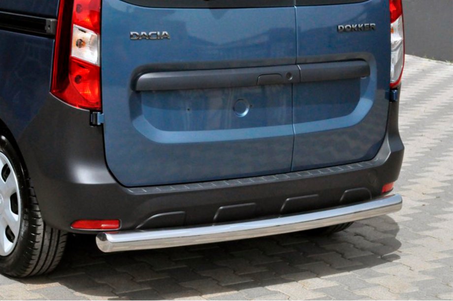 Dacia Dokker 2013-2022 гг. Задняя дуга AK002 (нержавейка) Image