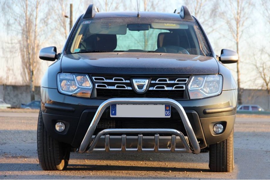 Dacia Duster 2008-2018 гг. Кенгурятник WT002 (Нержавейка) Фото 4