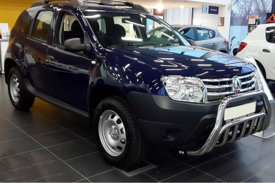 Dacia Duster 2008-2018 гг. Кенгурятник WT002 (Нержавейка) Фото 2
