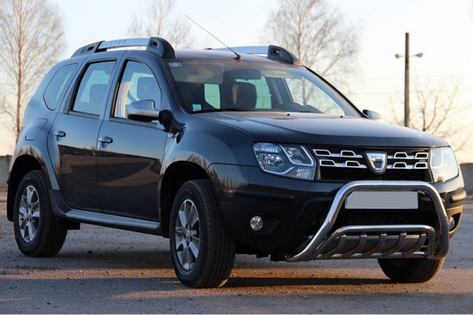 Renault Duster 2008–2017 гг. Кенгурятник WT002 (Нержавейка) Фото 2