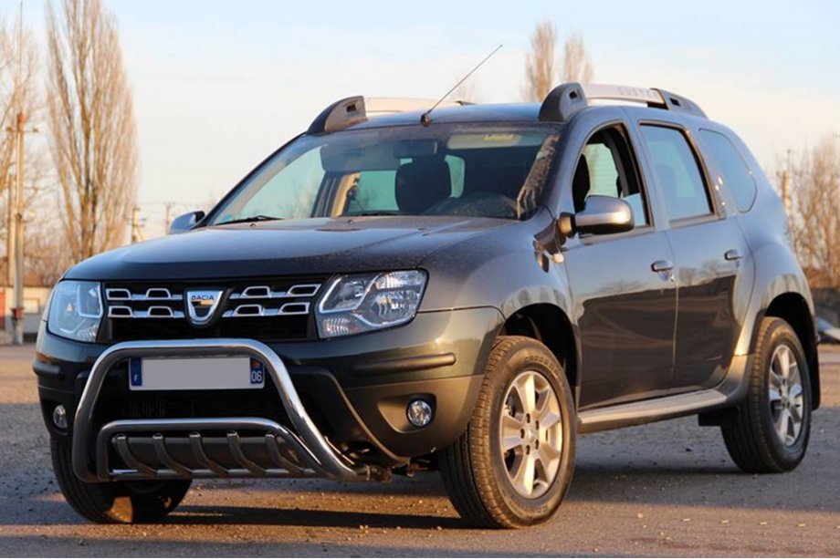 Renault Duster 2008–2017 гг. Кенгурятник WT002 (Нержавейка) Фото 4
