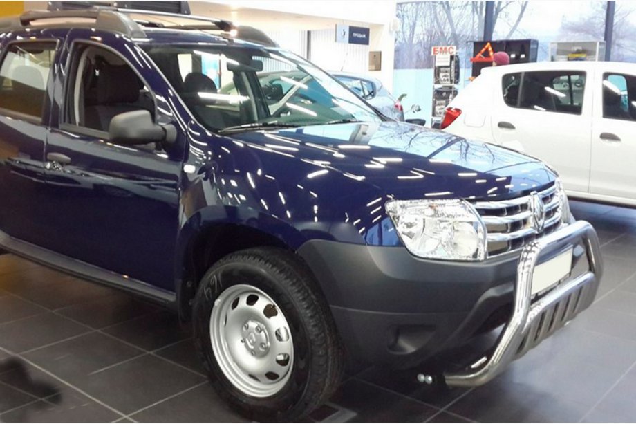 Renault Duster 2008–2017 гг. Кенгурятник WT002 (Нержавейка) Фото 6