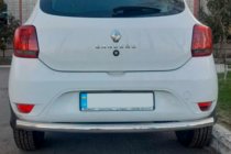 Renault Sandero 2013-2022 гг. Задняя дуга AK002 (нержавейка) фото 1