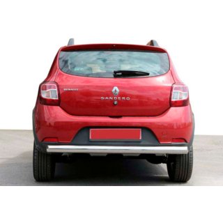 Задняя дуга AK002 (нержавейка) Dacia Sandero 2013-2020 гг. фото 1