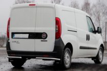 Fiat Doblo II 2010-2022 гг. Задние Углы AK003 (Нержавейка) фото 2