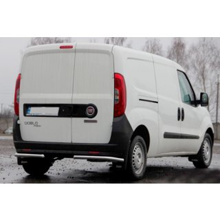 Задние Углы AK003 (Нержавейка) Fiat Doblo II 2010-2022 гг. фото 2
