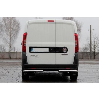 Задние Углы AK003 (Нержавейка) Fiat Doblo II 2010-2022 гг. фото 3