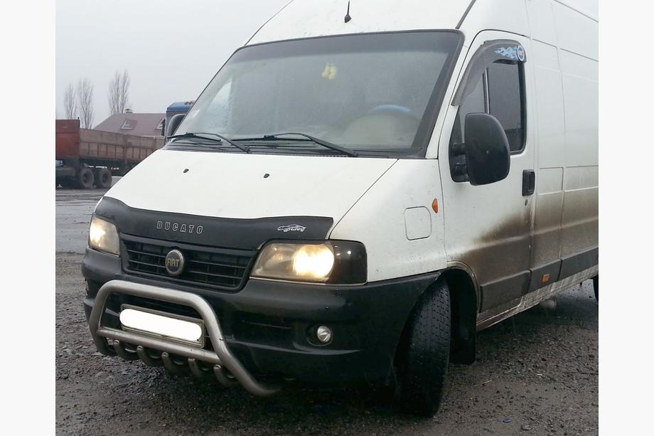 Fiat Ducato 1995-2006 гг. Кенгурятник WT003 (нержавейка) Image