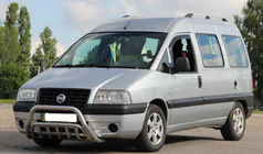 Fiat Scudo 1996-2007 гг. Кенгурятник WT002 (Нержавейка) фото 2