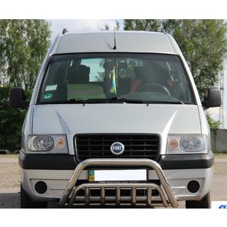 Кенгурятник WT002 (Нержавейка) Fiat Scudo 1996-2007 гг. фото 3