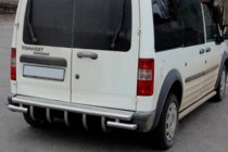 Ford Connect 2010-2013 гг. Задняя дуга AK-design (нержавейка) фото 2
