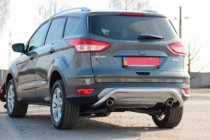 Ford Kuga/Escape 2013-2019 гг. Задняя дуга AK007 (нерж сталь) фото 4
