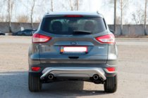 Ford Kuga/Escape 2013-2019 гг. Задняя дуга AK007 (нерж сталь) фото 5