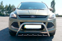 Ford Kuga/Escape 2013-2019 гг. Кенгурятник WT004 (нержавейка) фото 1