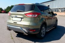 Ford Kuga 2008-2013 гг. Задняя дуга AK007 (нерж сталь) фото 6