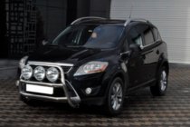 Ford Kuga 2008-2013 гг. Кенгурятник WT018 (нержавейка) фото 3