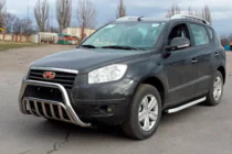 Geely Emgrand X7 2011- гг. Защита переднего бампера WT002 (нерж. сталь) фото 3