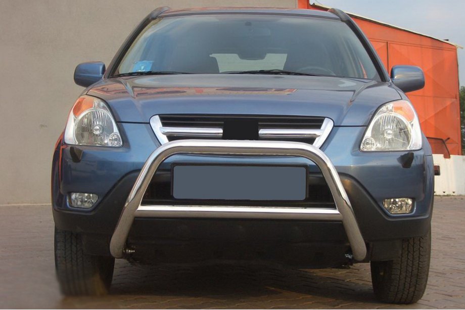 Honda CRV 2001-2006 гг. Кенгурятник WT005 (нержавейка) Image