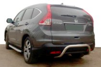 Honda CRV 2012-2016 гг. Задняя дуга AK007 (нерж сталь) фото 1