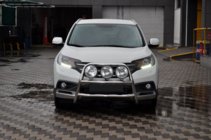 Honda CRV 2012-2016 гг. Передняя защита WT018 (нержавейка) фото 4