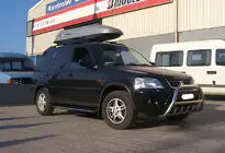 Honda CRV 1996-2001 гг. Кенгурятник WT003 Нержавейка фото 2