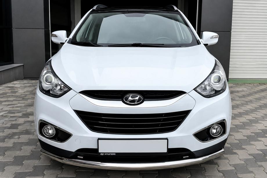 Hyundai IX-35 2010-2015 гг. Передняя Дуга ST008 (Нержавейка) Image