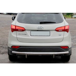 Задняя дуга AK002 (нерж. сталь) Hyundai Santa Fe 3 2012-2018 гг. фото 1