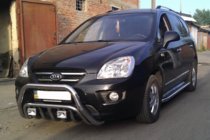 Kia Carens 1999-2012 гг. Кенгурятник WT002 (Нержавейка) фото 2