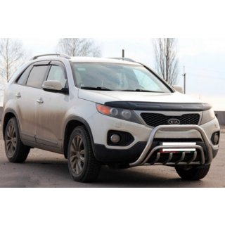 Кенгурятник WT002/2 (нержавейка) Kia Sorento II XM 2009-2014 гг. фото 3